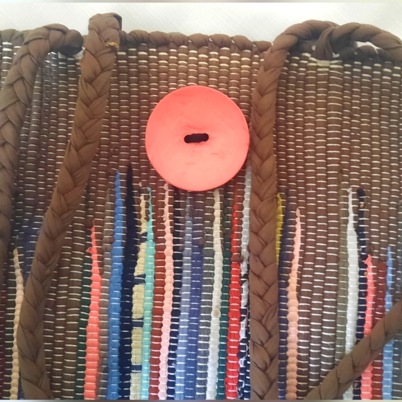 Upcycled Repurposed Rag Rug Bag / Purse - Picture 6 of 6